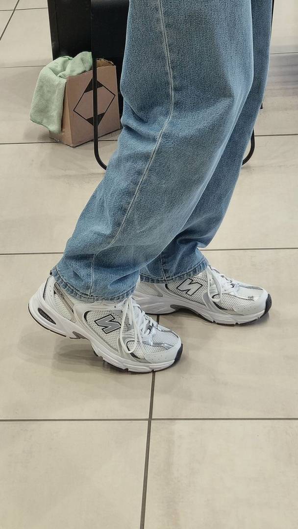 NB 530 White Natural Indigo
