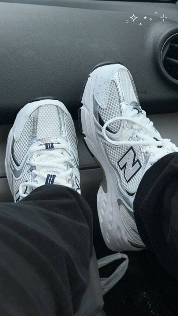 NB 530 White Natural Indigo