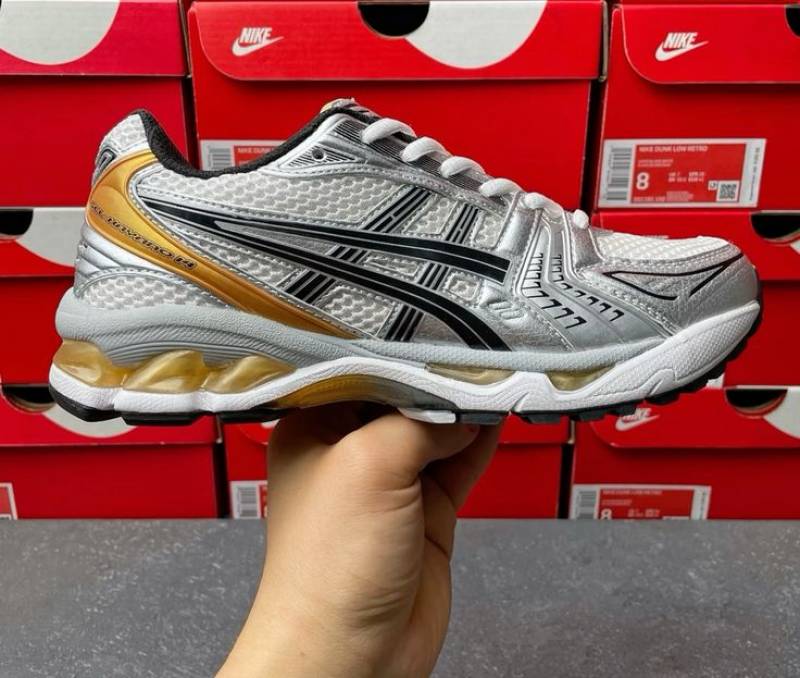Asic s Gel Kayano 14 White Pure Gold