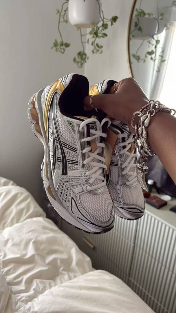 Asic s Gel Kayano 14 White Pure Gold