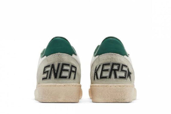 GOLDEN GOOSE BALL STAR WHITE ICE GREEN