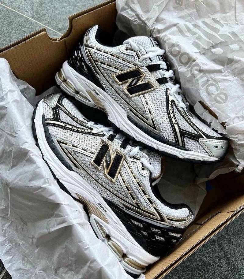 NB 1906R Metallic Silver Metallic Gold