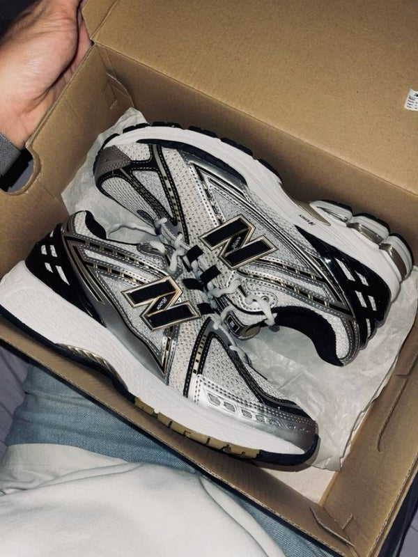 NB 1906R Metallic Silver Metallic Gold