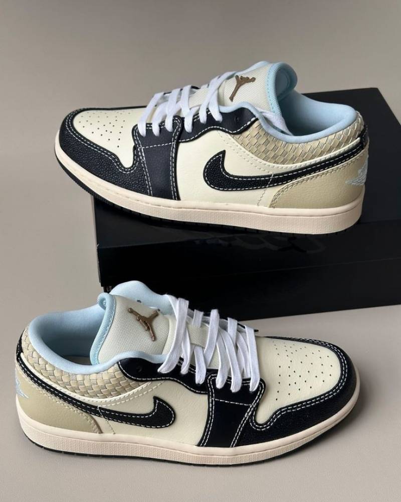 Air Jordan 1 Low SE Coconut Milk Black