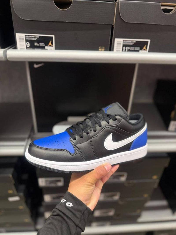 Air Jordan 1 Low Black Royal Toe