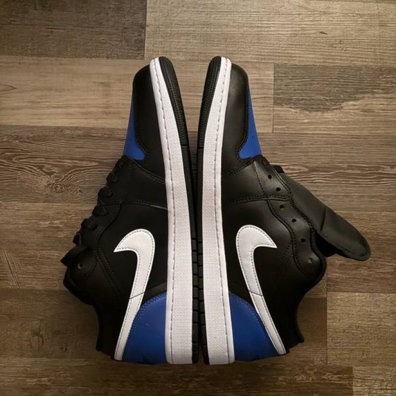 Air Jordan 1 Low Black Royal Toe