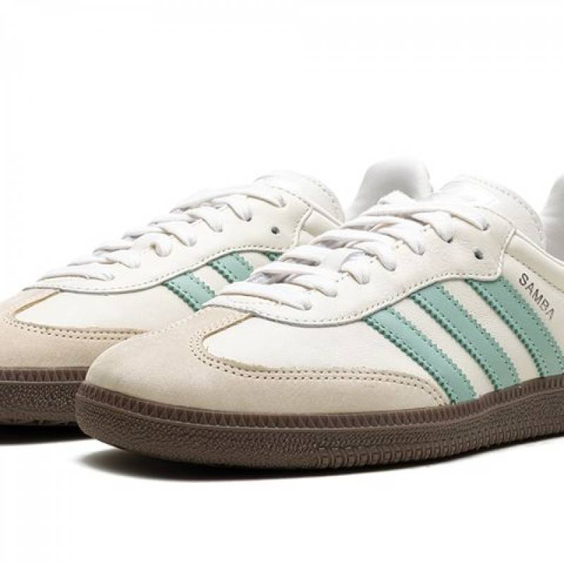 Adid_as Samba OG White Hazy Green