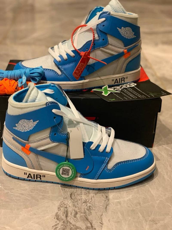 OFF-WHITE x Air Jordan 1 Retro High OG UNC Blue