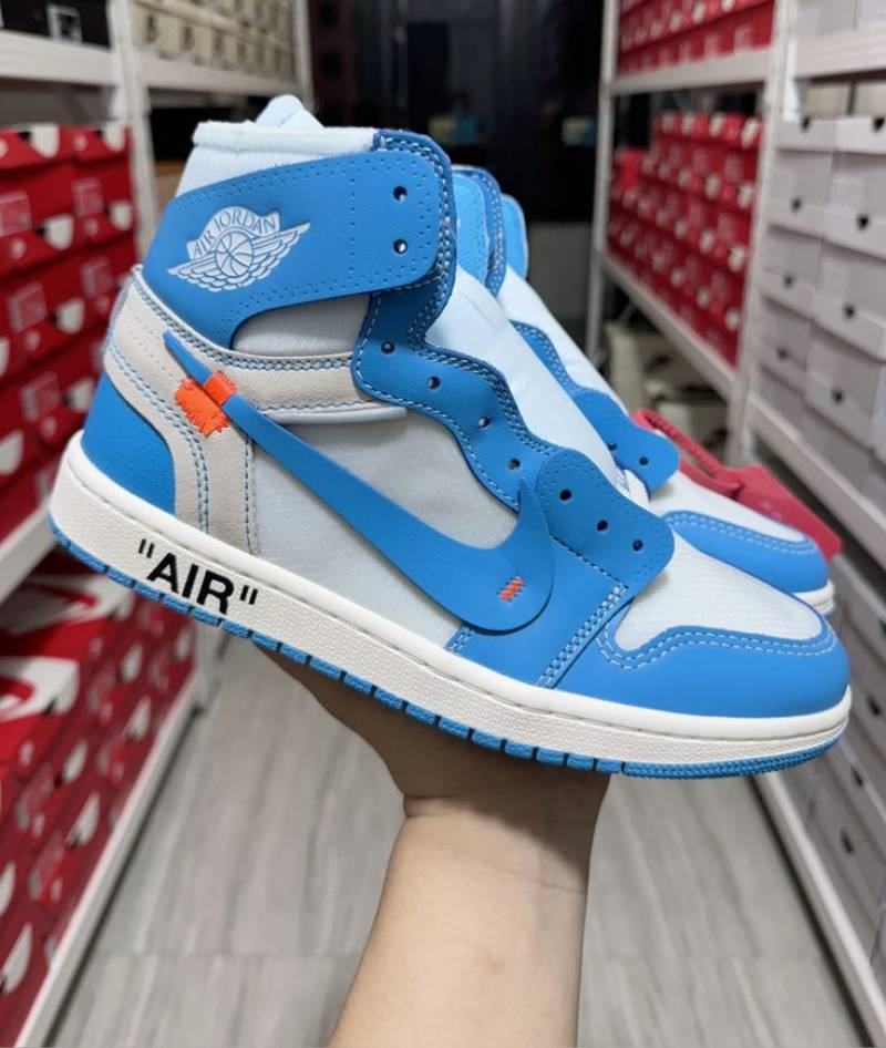 OFF-WHITE x Air Jordan 1 Retro High OG UNC Blue