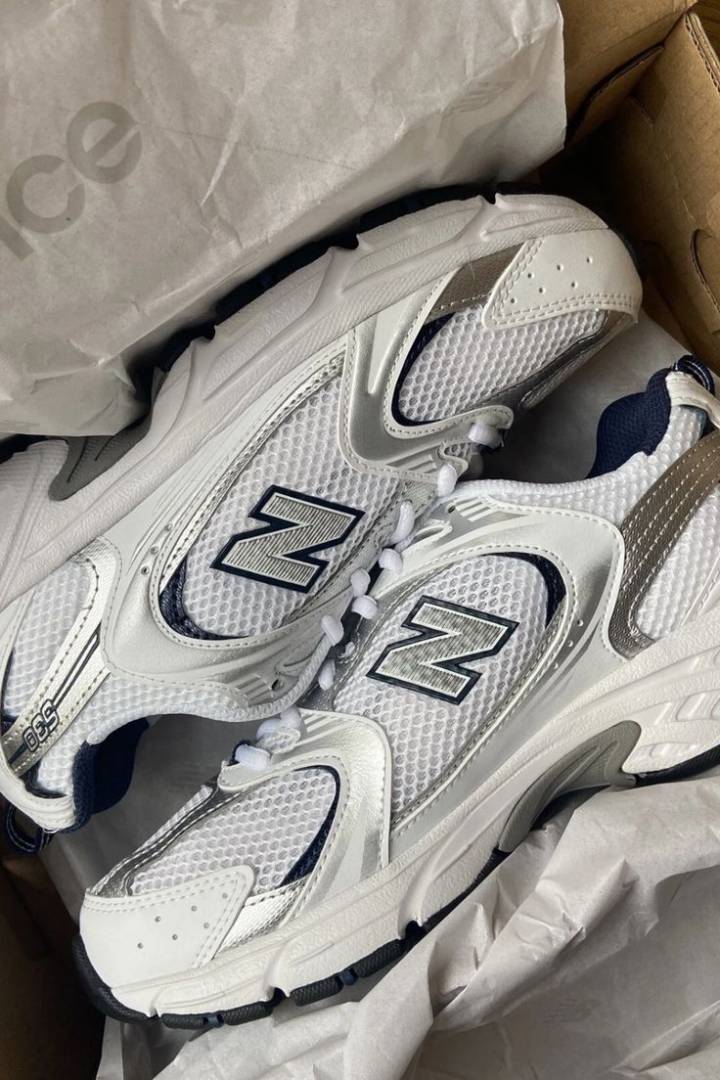 NB 530 White Natural Indigo