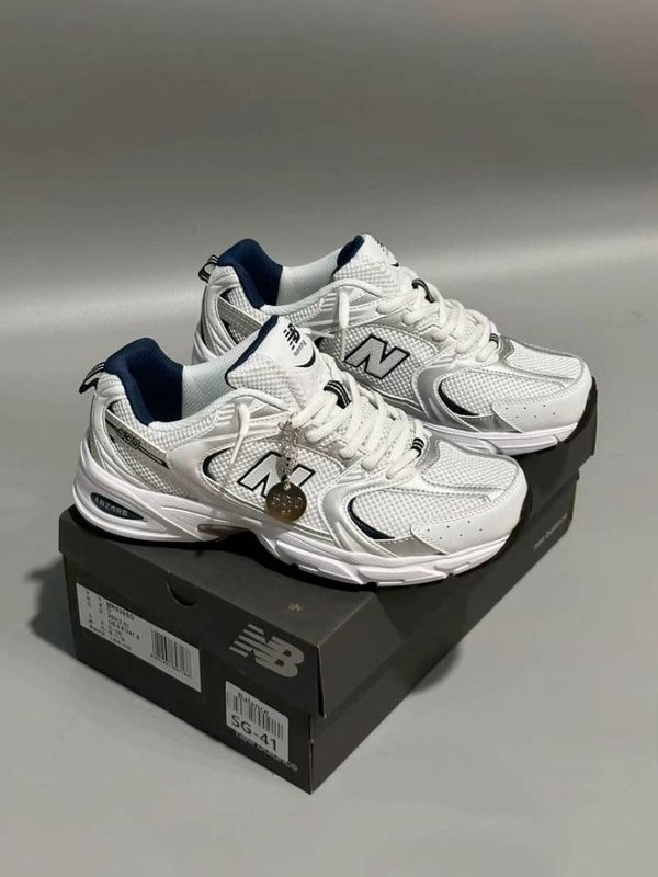 NB 530 White Natural Indigo
