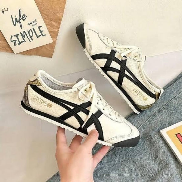 ONITSUKA TIGER MEXICO 66 CREAM BLACK GOLD