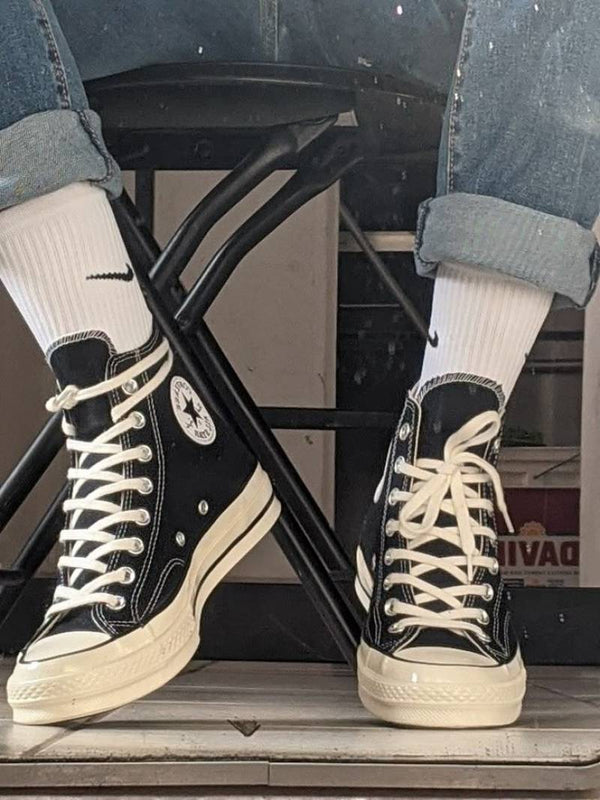  Convers e Chuck 70 Vintage Canvas High Black