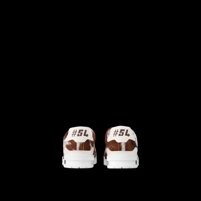 LOUIS VUITTON TRAIN 54 MULE MARRON