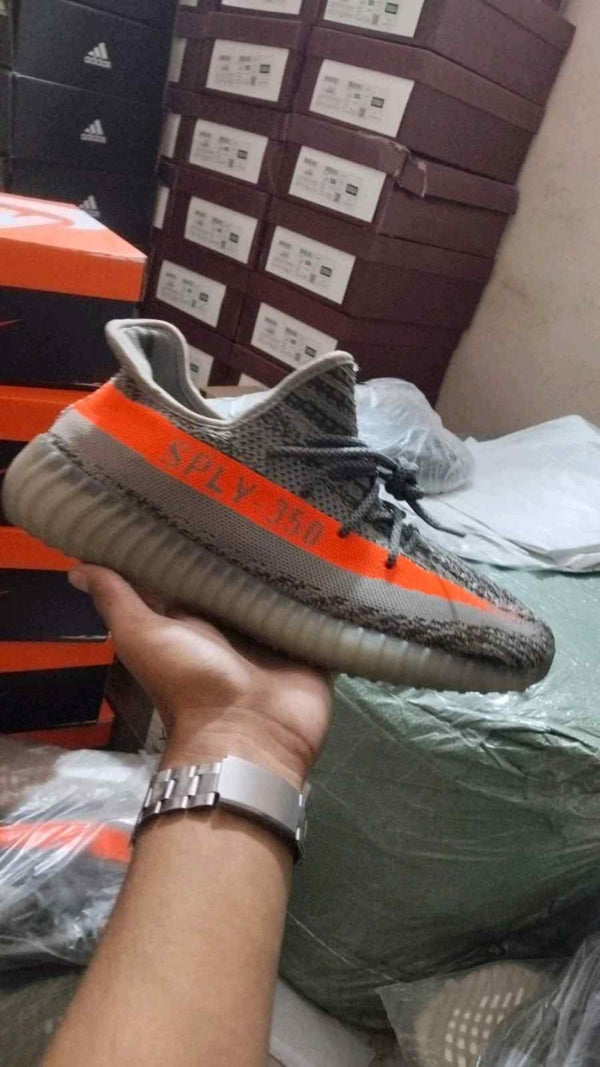 Adida_s Yeezy Boost 350 V2 Beluga Grey Orange Full Accessories SEMI UA