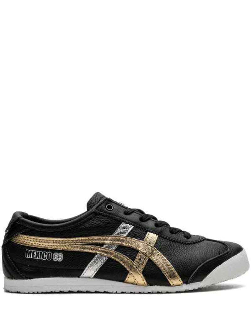 Onitsuk_a Tiger Mexico 66 Black Gold Silver