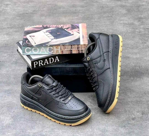 Nik e Airforce 1 Luxe Black Gum (340