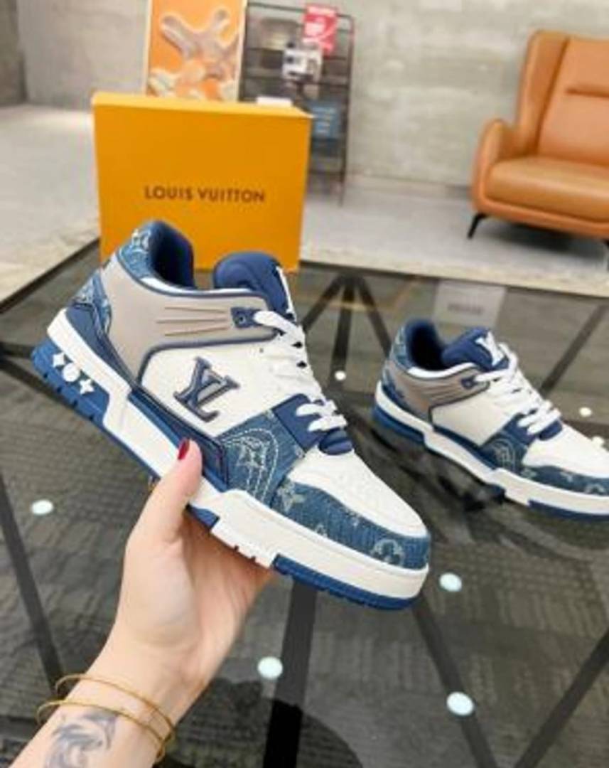 Louis_Vuitton Trainer Denim Blue (333
