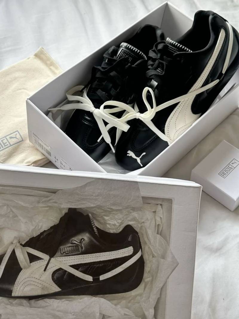 Pum_a X Rose Speedcat Lea Black