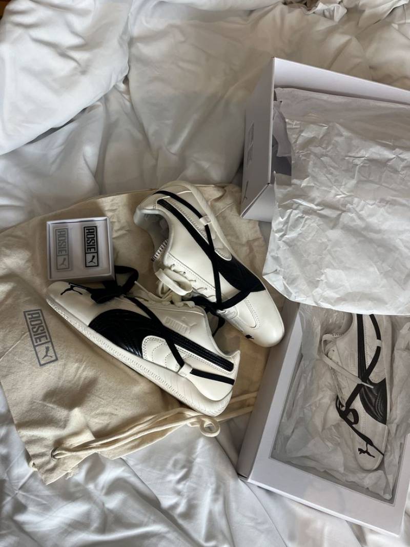 Pum_a X Rose Speedcat Lea White 