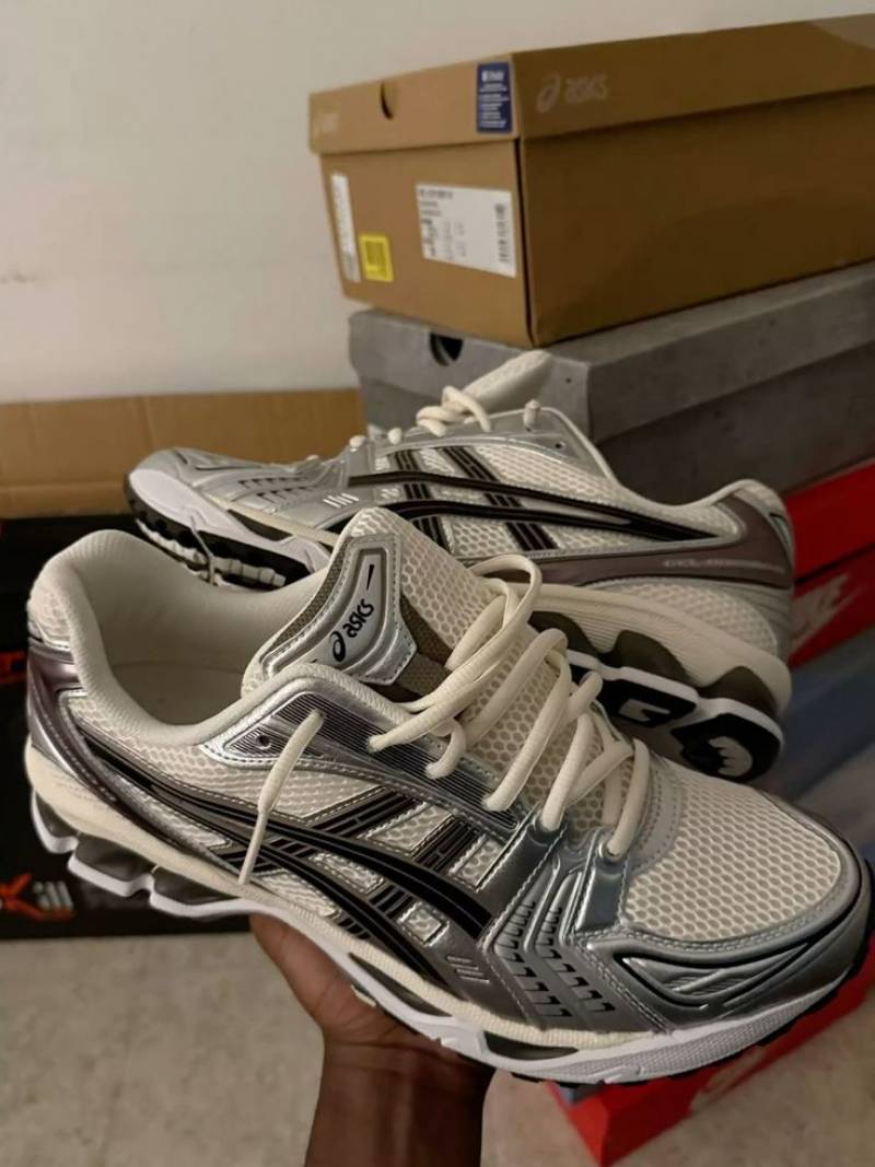 Asic_s Gel Kayano 14 Silver Cream