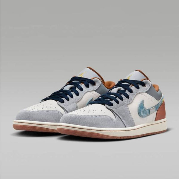 Air Jordan 1 Low SE Repaired Denim Swoosh