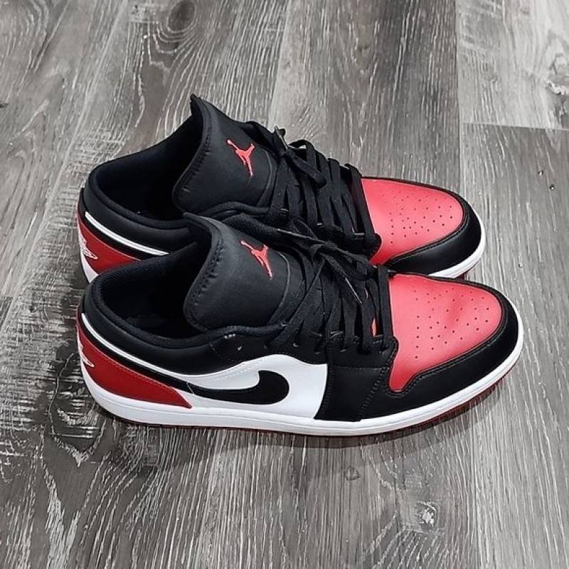 Air Jordan 1 Low Bred Toe 2.0