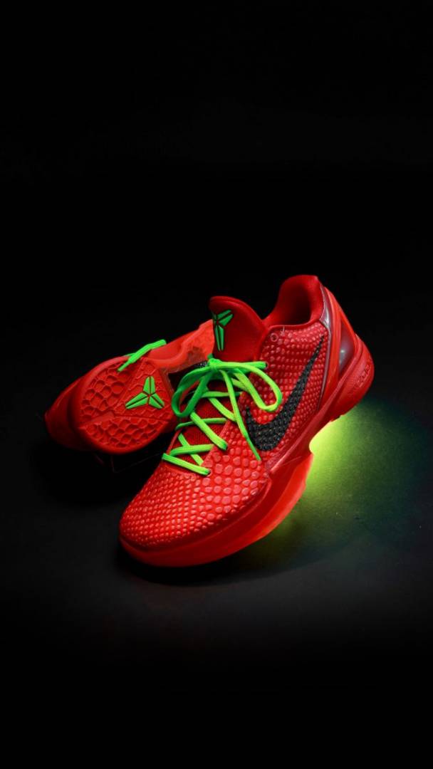 Zoom Red Kobe 6 Protro Reverse Grinch