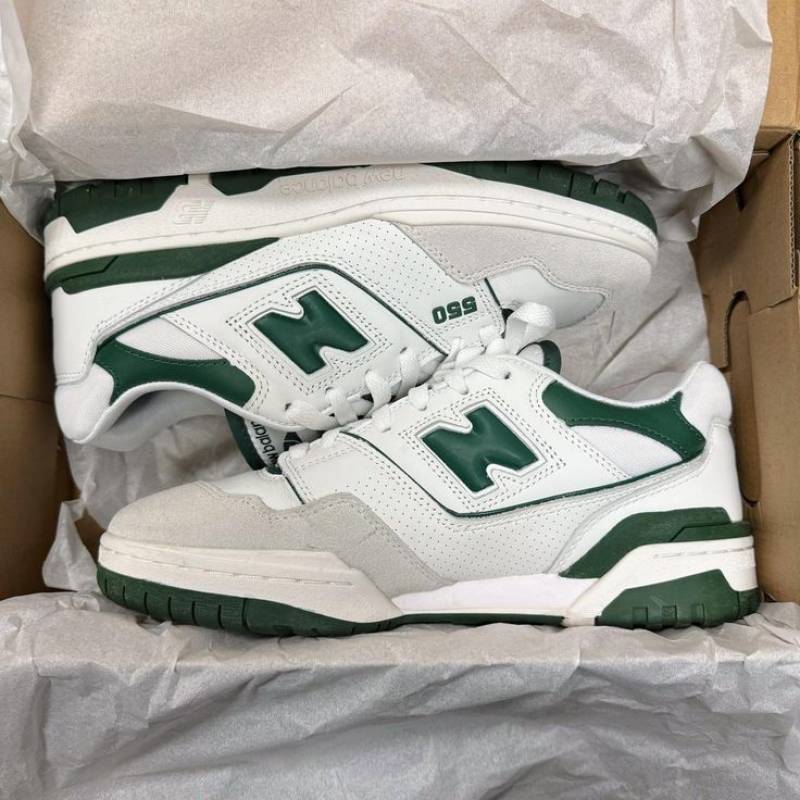 NB 550 White Green Premium Quality 