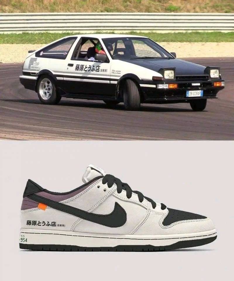Initial SB Dunk AE 86 