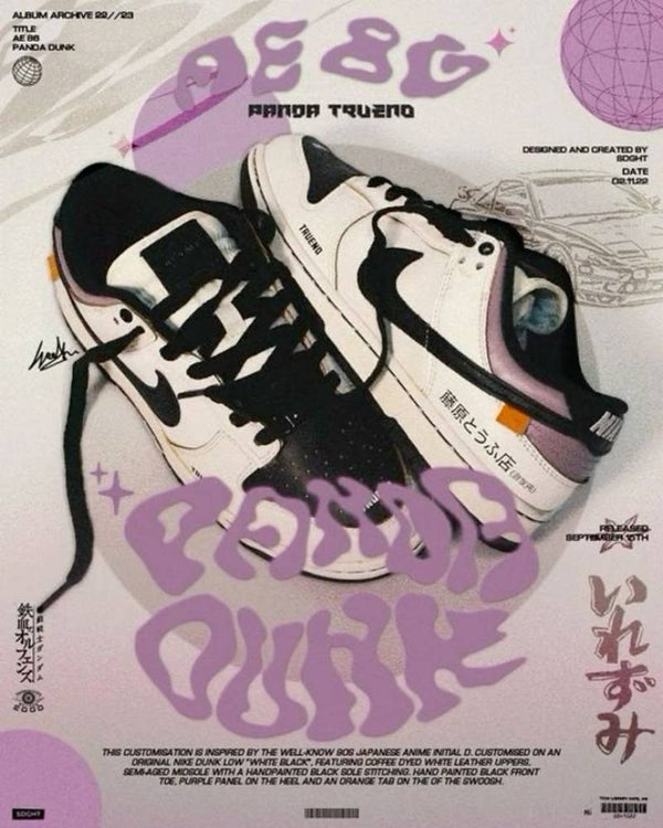 Initial SB Dunk AE 86 