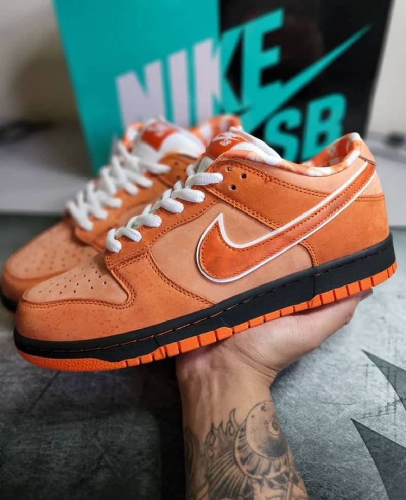 Concepts x dunk low sb orange lobster With Band 