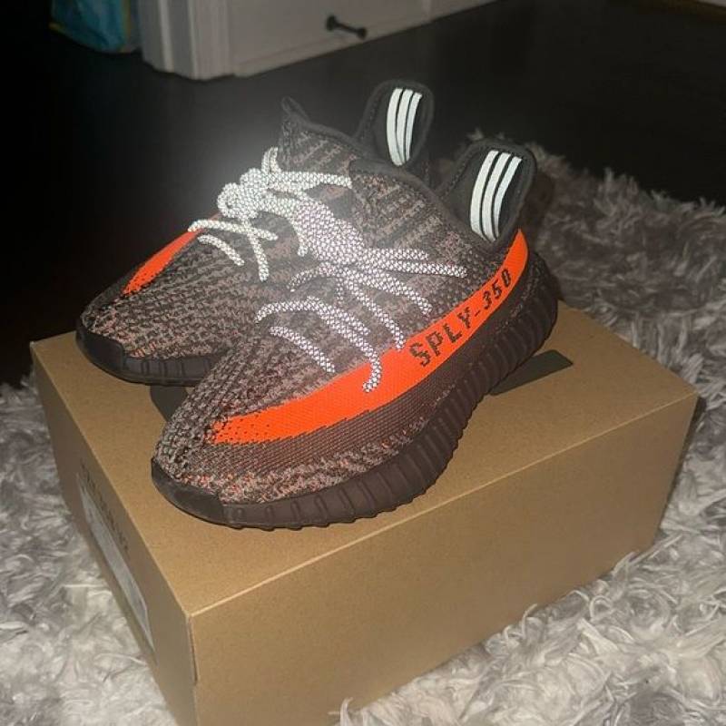 Adida_s yeezy boost 350 v2 carbon beluga With All Accessories 