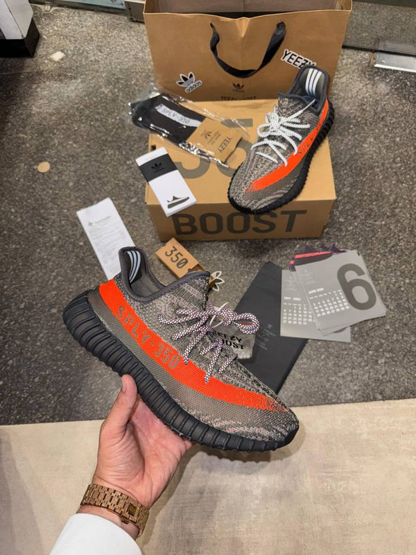 Adida_s yeezy boost 350 v2 carbon beluga With All Accessories 