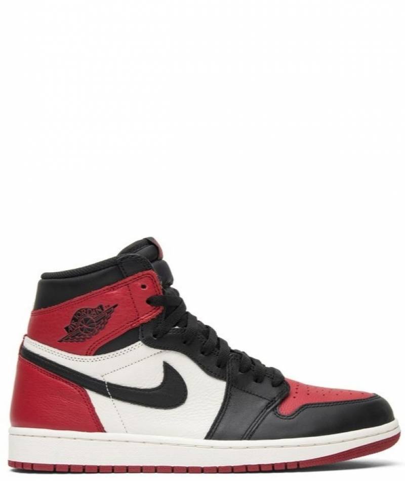 Air Jordan 1 Retro High OG Bred Toe Red