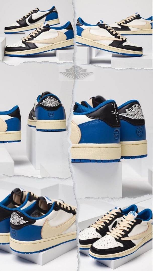 Fragment Design x Travis Scott x Air Jordan 1 Retro Low