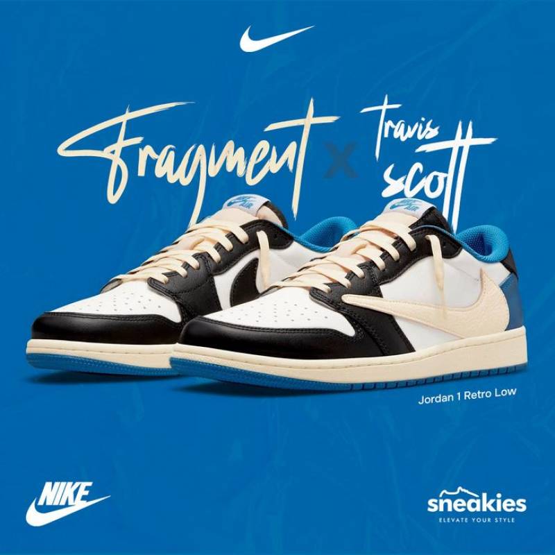 Fragment Design x Travis Scott x Air Jordan 1 Retro Low