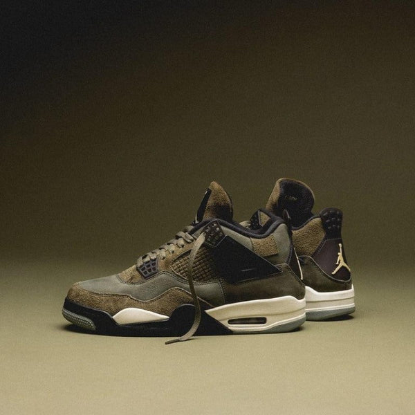 AIR JORDAN RETRO 4 OLIVE CRAFT