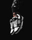 trainer black white with all accessories