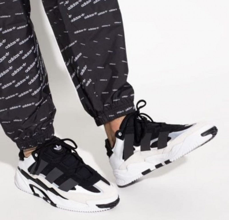 ADIDA S NITEBALL LOW TOP BLACK WHITE