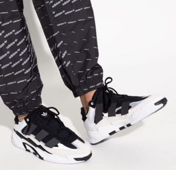 ADIDA S NITEBALL LOW TOP BLACK WHITE