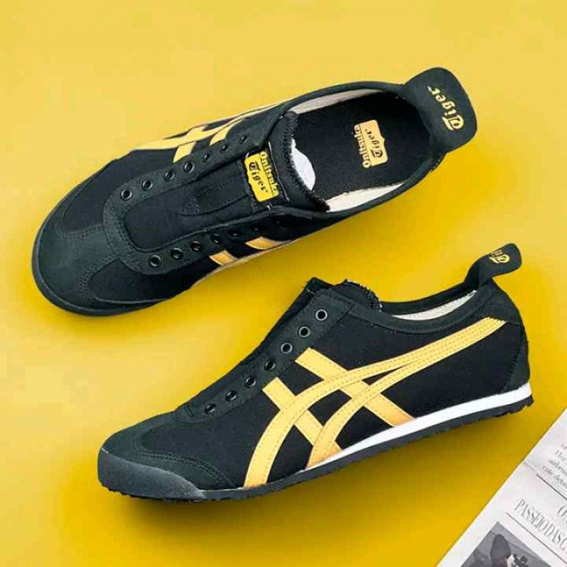 Onitsuk_a Tiger Mexico 66 Slip On Black Yellow 144