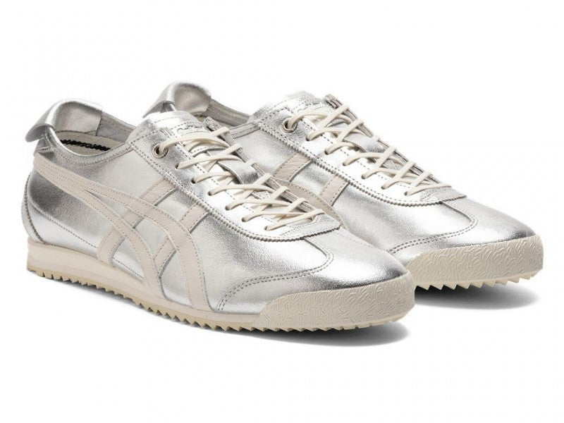 ONITSUKA TIGER MEXICO 66 SILVER WHITE 1ST LETHER QUALITY