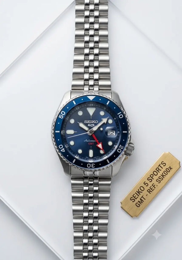 Seiko 5 GMT  Back Open 077