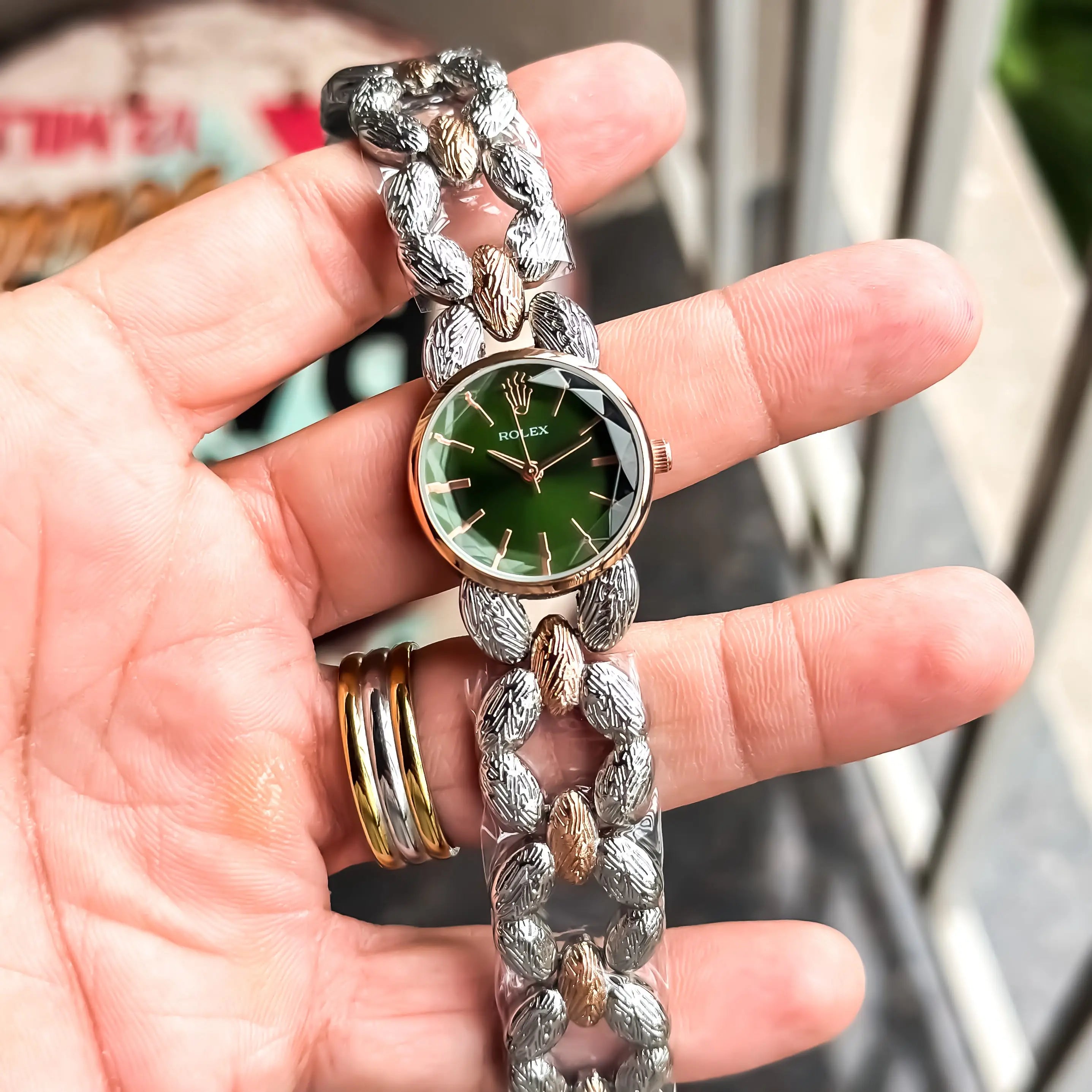 ROLEX_LADIES_ROSE_TT_GREEN