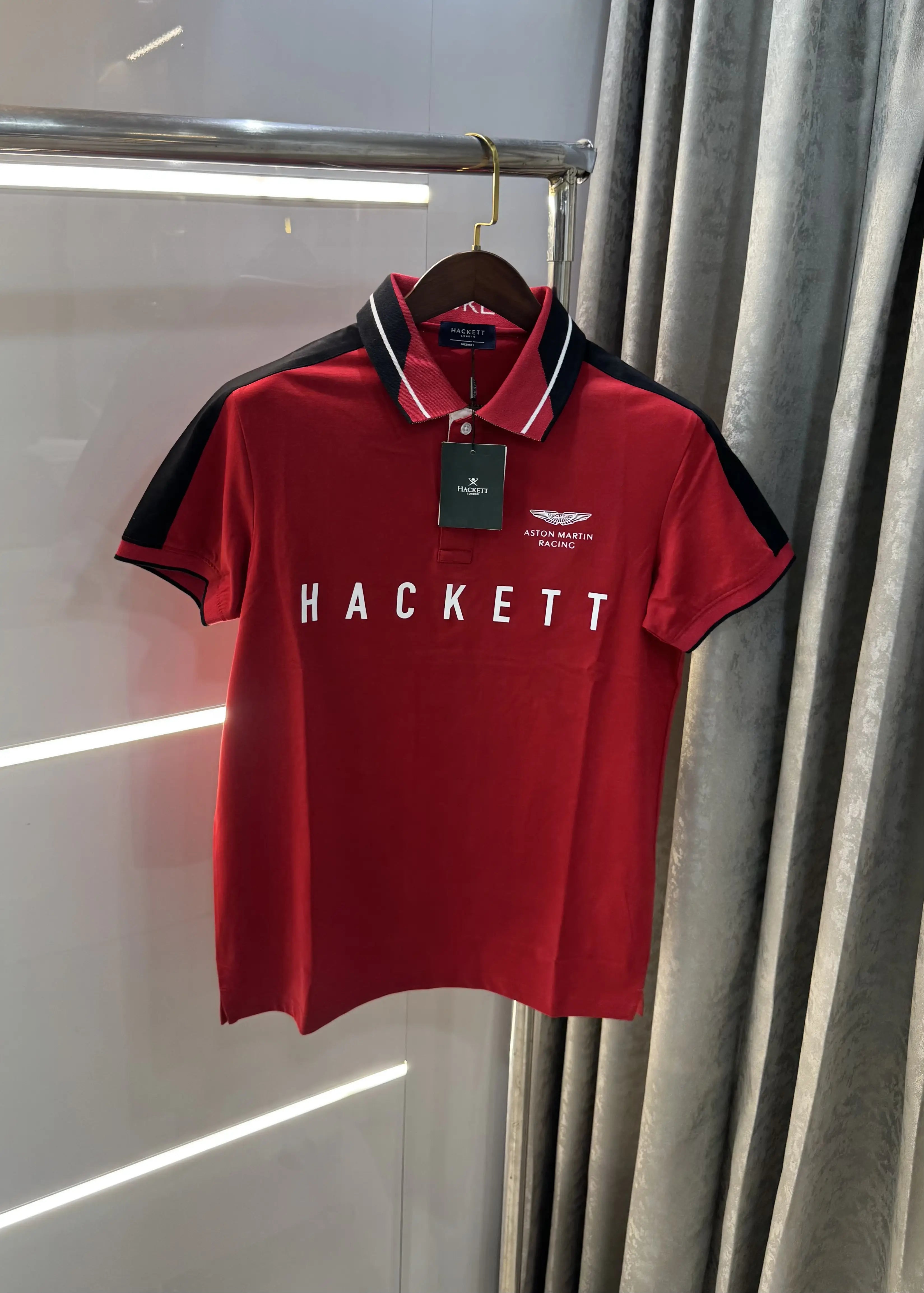 Hacket Red Logo Work Premium polo T-Shirt Main image