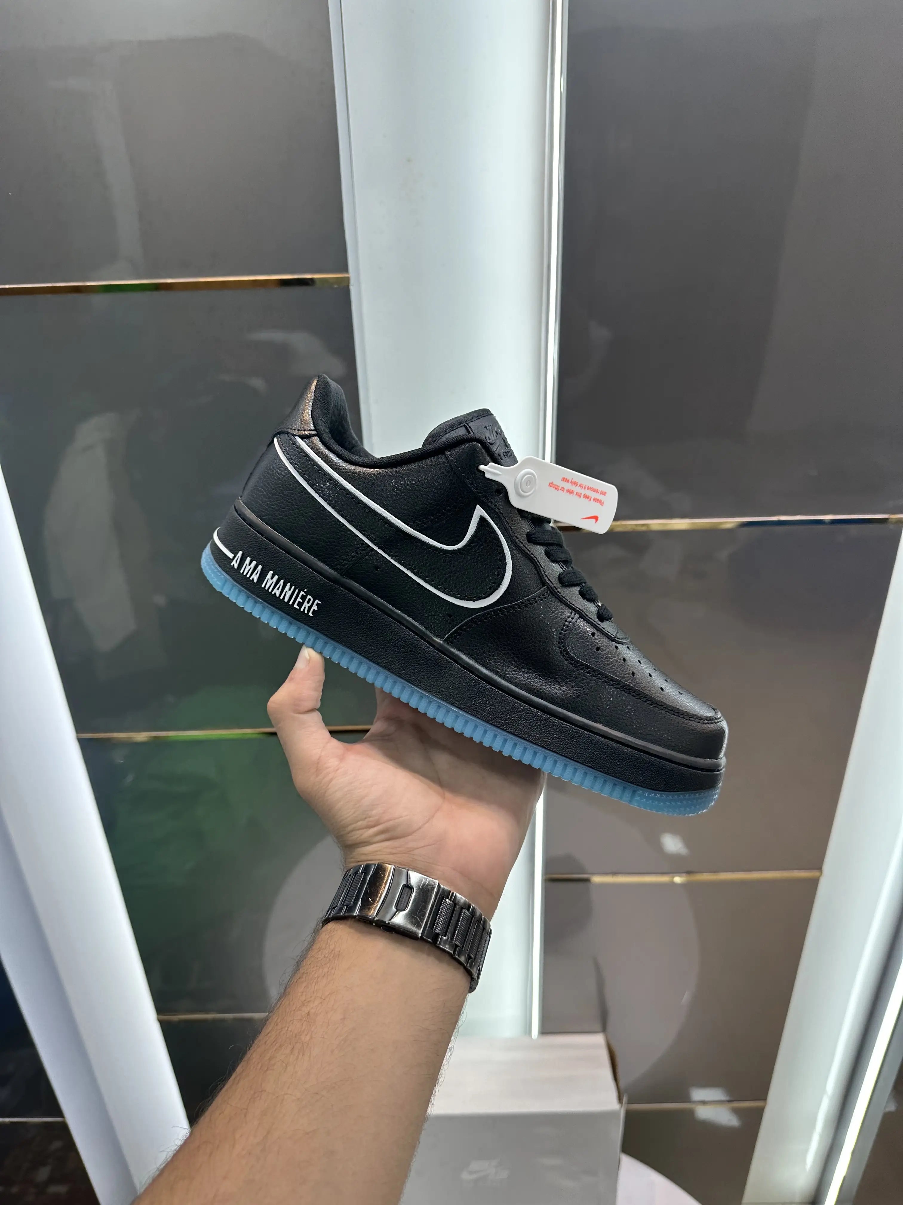 Nike_Airforce 1 Low Ma Maniere Black Blue Secondary image
