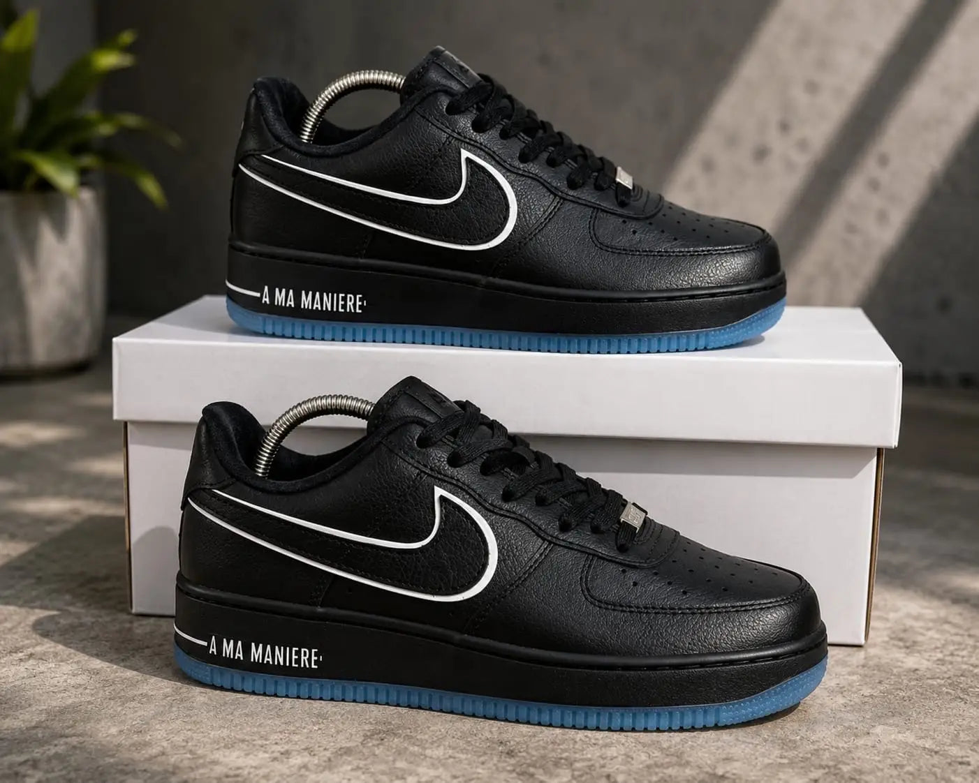Nike_Airforce 1 Low Ma Maniere Black Blue Main image