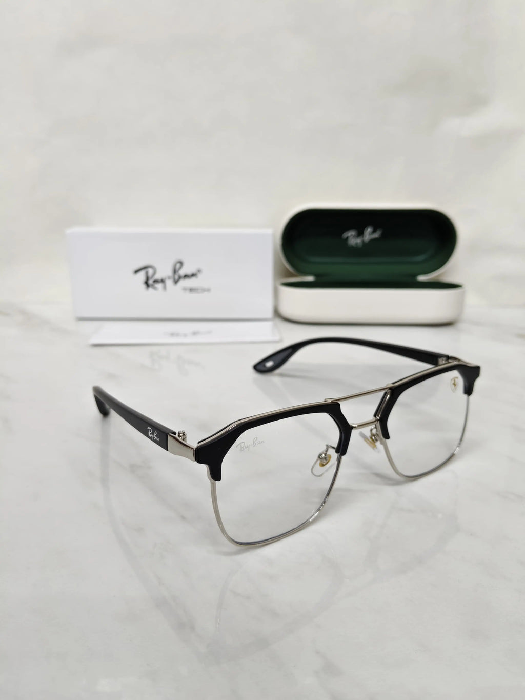 RAY BAN 04 BLACK SILVER