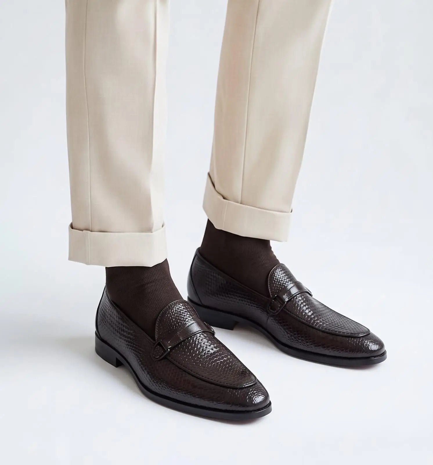 Rosso_Brunello Brown Premium Leather Formal Loafer Main image